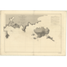 Reproduction carte marine ancienne - 3635 - PATAGONIE (Côte Est), LEONES (île), GILL (Baie), OVEN (Bassin) - ATLANTIQUE, AMERIQU