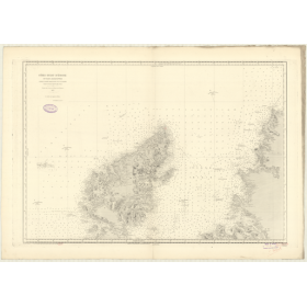Reproduction carte marine ancienne - 3662 - GREENSTONE (Pointe), WRATH (Cap) - ECOSSE (Côte Ouest) - ATLANTIQUE - (1879 - 1987)