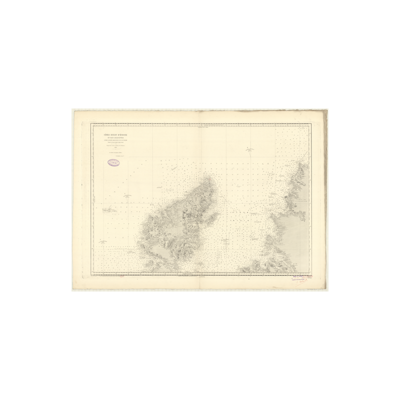 Reproduction carte marine ancienne - 3662 - GREENSTONE (Pointe), WRATH (Cap) - ECOSSE (Côte Ouest) - ATLANTIQUE - (1879 - 1987)