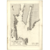Reproduction carte marine ancienne - 3666 - TERRE-NEUVE (Côte Nord-Est), CANADA (Baie) - CANADA (Côte Est) - ATLANTIQUE, AMERIQU
