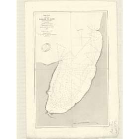Reproduction carte marine ancienne - 3690 - TERRE-NEUVE (Côte Ouest), PORT-A-PORT (Baie), PIC-DENIS (Havre) - CANADA (Côte Est)