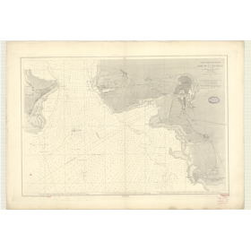 Reproduction carte marine ancienne - 3694 - LA ROCHELLE (Baie) - FRANCE (Côte Ouest) - ATLANTIQUE - (1879 - ?)