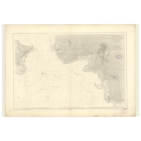 Reproduction carte marine ancienne - 3694 - LA ROCHELLE (Baie) - FRANCE (Côte Ouest) - ATLANTIQUE - (1879 - ?) Reproduction carte marine ancienne - 3694 - LA ROCHELLE (Baie) - FRANCE (Côte Ouest) - ATLANTIQUE - (1879 - ?)