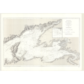 Reproduction carte marine ancienne - 3799 - BREST (Rade) - FRANCE (Côte Ouest) - ATLANTIQUE - (1880 - ?)