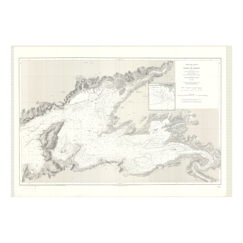 Reproduction of old nautical chart - 3799 - BREST (Rade) - FRANCE (Côte Ouest) - ATLANTIQUE - (1880 - ?)