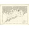 Reproduction carte marine ancienne - 5029 - FISHERS ISLANDS (Sound), PECHEOAS (île - Détroit) - ETATS-UNIS (Côte Est) - ATLANTIQ