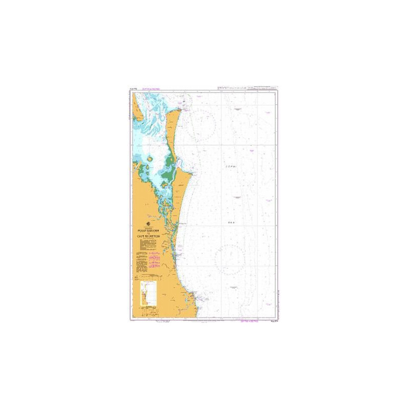 Australian Hydrographic Office - AUS814 - Point Danger to Cape Moreton
