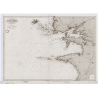 Reproduction carte marine ancienne - 5316 - BREST (Abords), OUESSANT (île), Penmarc'h (Pointe), Penmarc'h - FRANCE (Côte Ouest)