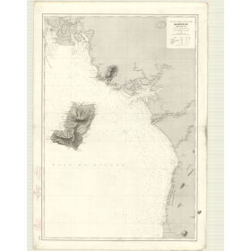Reproduction carte marine ancienne - 5380 - KAMERUN, BIAFRA (Baie), FERNANDO-PO (île) - CAMEROUN - ATLANTIQUE, AFRIQUE (Côte Est