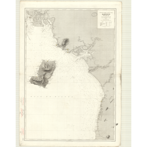 Reproduction carte marine ancienne - 5380 - KAMERUN, BIAFRA (Baie), FERNANDO-PO (île) - CAMEROUN - ATLANTIQUE, AFRIQUE (Côte Est Reproduction carte marine ancienne - 5380 - KAMERUN, BIAFRA (Baie), FERNANDO-PO (île) - CAMEROUN - ATLANTIQUE, AFRIQUE (Côte Est