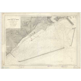Reproduction carte marine ancienne - 5481 - BREST (Rade) - FRANCE (Côte Ouest) - ATLANTIQUE - (1913 - ?)