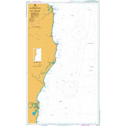 Australian Hydrographic Office - AUS813 - Clarence River To Point Danger