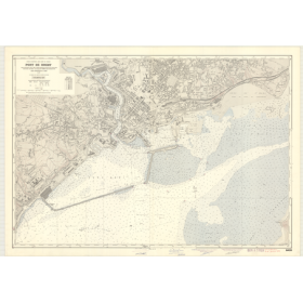 Reproduction carte marine ancienne - 6426 - BREST (Port) - FRANCE (Côte Ouest) - ATLANTIQUE - (1966 - ?)
