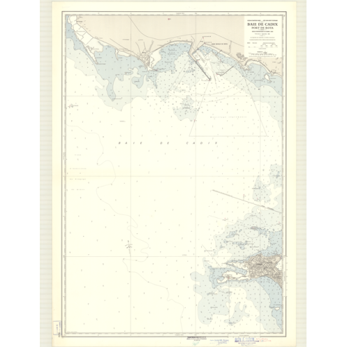 Reproduction carte marine ancienne - 6451 - CADIX (Baie), ROTA (Port) - ESPAGNE (Côte Sud-Ouest) - ATLANTIQUE - (1969 - 1983) Reproduction carte marine ancienne - 6451 - CADIX (Baie), ROTA (Port) - ESPAGNE (Côte Sud-Ouest) - ATLANTIQUE - (1969 - 1983)