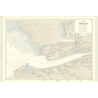 Reproduction carte marine ancienne - 6453 - CONGO (Cours), CONGO (Embouchure), QUISSANGA (île) - CONGO, ANGOLA - ATLANTIQUE, AFR