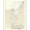 Reproduction carte marine ancienne - 6456 - WARNEMUNDE (Port), ROSTOCK (Port) - ALLEMAGNE - ATLANTIQUE, BALTIQUE (Mer) - (1963 -