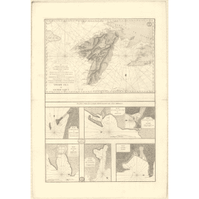 Reproduction carte marine ancienne - 330_1B - SAINT-LAURENT (Golfe), Royale (île), CAP BRETON (île) - ATLANTIQUE - (1780 - ?)