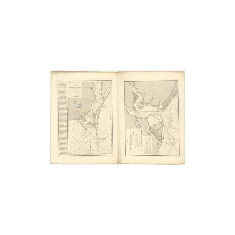 Reproduction carte marine ancienne - 341_1 - FEAR (Cap - Rivière) - ETATS-UNIS (Côte Est) - ATLANTIQUE - (1778 - ?)