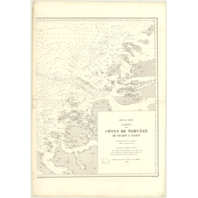 Reproduction carte marine ancienne - 3595A - HARO, STADTLANDET - NORVEGE (Côte Ouest) - ATLANTIQUE, NORD (Mer) - (1878 - ?)