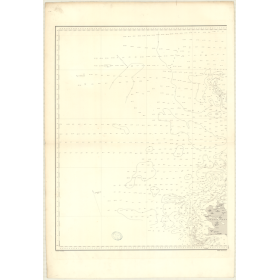 Reproduction carte marine ancienne - 3595B - STADTLANDET (Abords) - NORVEGE (Côte Ouest) - ATLANTIQUE, NORD (Mer) - (1878 - ?)