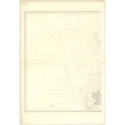 Reproduction carte marine ancienne - 3595B - STADTLANDET (Abords) - NORVEGE (Côte Ouest) - ATLANTIQUE, NORD (Mer) - (1878 - ?)