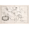 Carte marine ancienne du Détroit de Singapour et de Malacaa en 1755