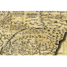 Reproduction of old nautical chart of China in 1626