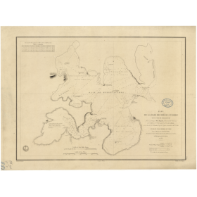 Reproduction carte marine ancienne Shom - 851 - d'EGO-SUAREZ (Baie) - MADAGASCAR - INDIEN (Océan) - (1837 - 1893)
