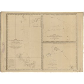 Reproduction carte marine ancienne - 855 - ANAMBAS (îles), BANGKA - MALAISIE, INDONESIE - PACIFIQUE, CHINE (Mer) - (1828 - ?)