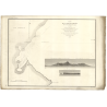 Reproduction carte marine ancienne Shom - 859 - LOMBOCK (île), LOMBOK (île), pEEJOW (Baie) - INDONESIE - pACIFIQUE,BAL