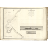 Reproduction carte marine ancienne - 859 - LOMBOCK (île), LOMBOK (île), PEEJOW (Baie) - INDONESIE - PACIFIQUE, BALI (Mer) - (182