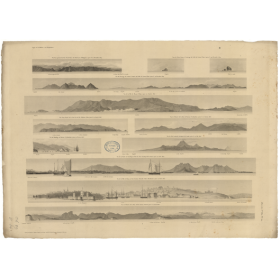 Reproduction carte marine ancienne Shom - 862 - LUCON (île - Côte Nord-Ouest) - PhilippINES - pACIFIQUE,PhilippINES (M