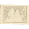 Carte marine ancienne - 863 - INDES (Mer), INDIEN (Océan) - (1837 - 1889)