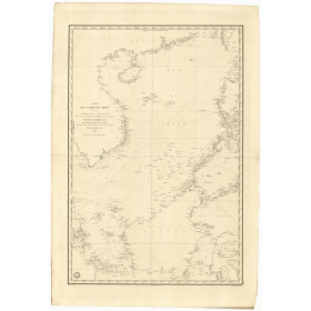 Carte marine ancienne - 865 - BORNEO - CHINE, PhilippINES - PACIFIQUE, CHINE (Mer) - (1838 - ?)