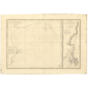 Reproduction carte marine ancienne - 870 - HOOGLY (Embouchure) - INDE (Côte Est) - INDIEN (Océan), BENGALE (Golfe) - (1838 - ?)