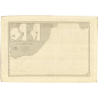 Reproduction carte marine ancienne - 874 - BONNE ESPERANCE (Cap), MOZAMBIQUE (Canal) - INDIEN (Océan), AFRIQUE (Côte Sud) - (183