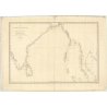 Carte marine ancienne - 900 - INDIEN (Océan), BENGALE (Golfe) - (1839 - 1902)