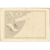Reproduction carte marine ancienne Shom - 901 - INDIEN (Océan),AFRIQUE (Côte Est),ADEN (Golfe),ROUGE (Mer) - (1840 - 1