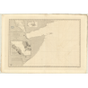 Reproduction carte marine ancienne - 901 - INDIEN (Océan), AFRIQUE (Côte Est), ADEN (Golfe), ROUGE (Mer) - (1840 - 1892)