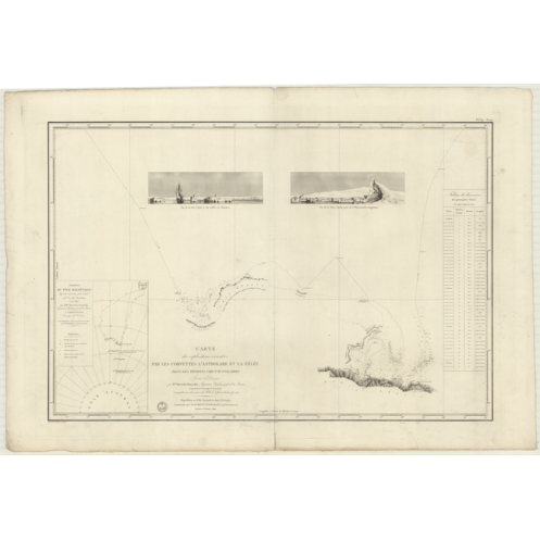 Reproduction carte marine ancienne - 914 - ADELIE (Terre) - INDIEN (Océan), DUMONT D'URVILLE (Mer) - (1840 - ?) Reproduction carte marine ancienne - 914 - ADELIE (Terre) - INDIEN (Océan), DUMONT D'URVILLE (Mer) - (1840 - ?)