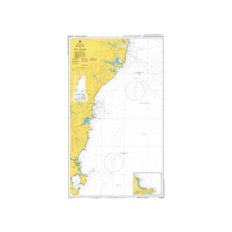 Australian Hydrographic Office - AUS808 - Jervis Bay to Port Jackson