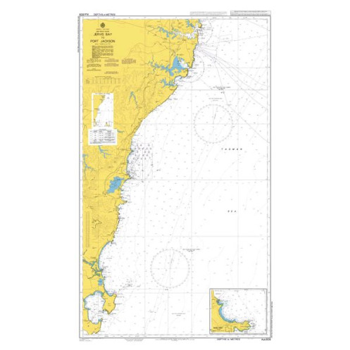 Australian Hydrographic Office - AUS808 - Jervis Bay to Port Jackson