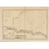 Reproduction carte marine ancienne - 915 - ADELIE (Terre) - INDIEN (Océan), DUMONT D'URVILLE (Mer) - (1840 - 1914)