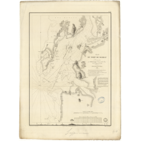 Reproduction carte marine ancienne - 918 - BOMBAY (Port) - INDE (Côte Ouest) - INDIEN (Océan) - (1840 - ?)