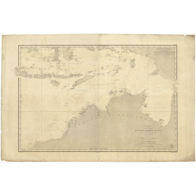 Reproduction carte marine ancienne - 926 - JAVA - INDONESIE, AUSTRALIE (Côte Nord), NOUVELLE-GUINEE, NOUVELLE-HOLLANDE - INDIEN