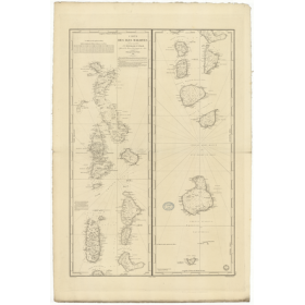 Reproduction carte marine ancienne - 942 - MALDIVES - INDIEN (Océan) - (1841 - 1979)