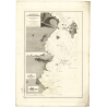 Reproduction carte marine ancienne - 987 - MAYOTTE (île - Côte Sud-Est) - COMORES - INDIEN (Océan), MOZAMBIQUE (Canal) - (1843 -