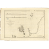 Carte marine ancienne - 988 - NOSY LAVA, NOSSI, BE - MADAGASCAR (Côte Nord-Ouest) - INDIEN (Océan), MOZAMBIQUE (Canal) - (1843 -