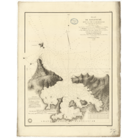 Reproduction carte marine ancienne Shom - 990 - BAVATOUBE, AMBAVOTOBY (Baie), d'LRYMPLE (Baie) - MADAGASCAR (Côte Nord-