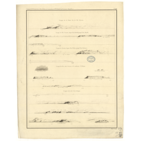 Carte marine ancienne - 994 - SOCOTRA (île), ASIR (Ras) - INDIEN (Océan), ARABIE (Mer), AFRIQUE (Côte Est) - (1843 - 1890)